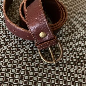 Il Bisonte Women’s Brown Leather Belt